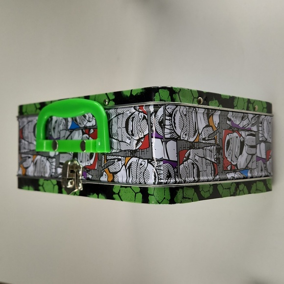 NICKELODEON Teenage Mutant Ninja Turtles 90s EUC Metal Lunchbox - Picture 15 of 16